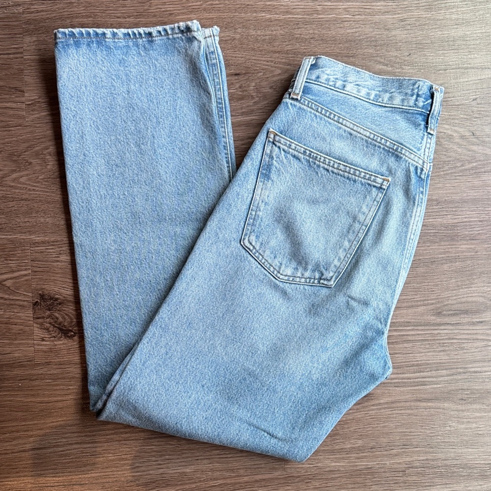 Agolde 90s pinch waist straight jeans in color Infinite